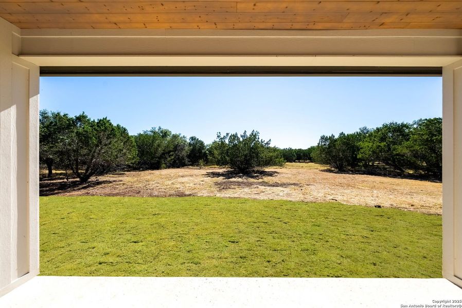Exterior details and patio area of a home in , Bandera (Image 25).