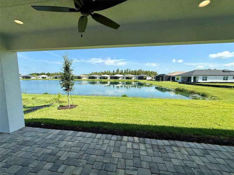 Exterior details and patio area of a home in Valencia Ridge (55+), Wesley Chapel (Image 3). Exterior details and patio area of a home in Valencia Ridge (55+), Wesley Chapel (Image 3).