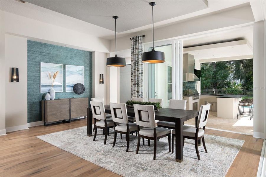 Furnished interior view inside a new home in , Ocala (Image 9).