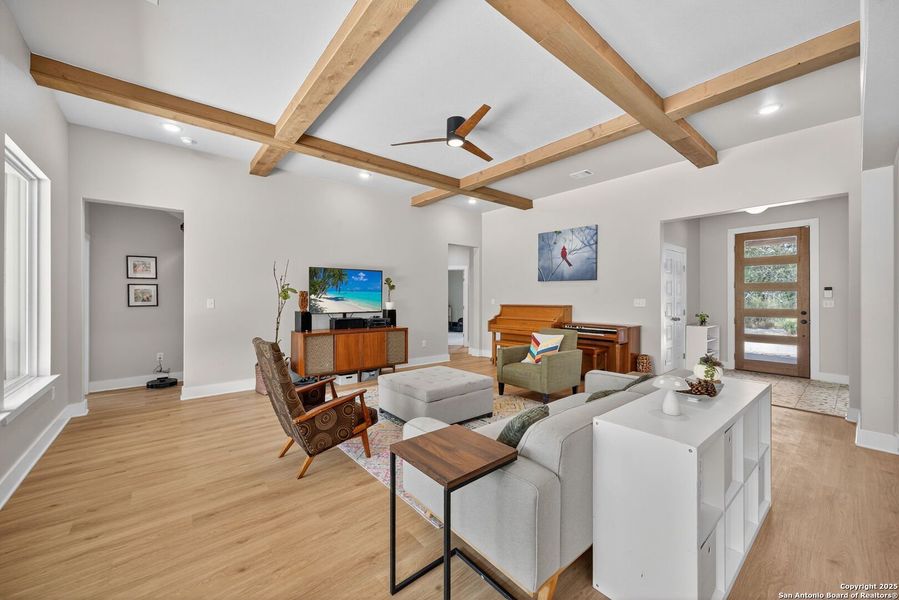 Furnished interior view inside a new home in , Devine (Image 22).