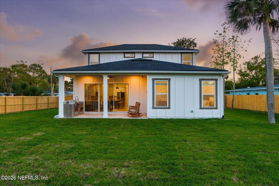 Exterior details and patio area of a home in , Jacksonville Beach (Image 36). Exterior details and patio area of a home in , Jacksonville Beach (Image 36).