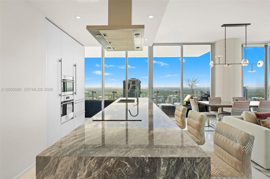 Furnished interior view inside a new home in Missoni Baia, Miami (Image 16).