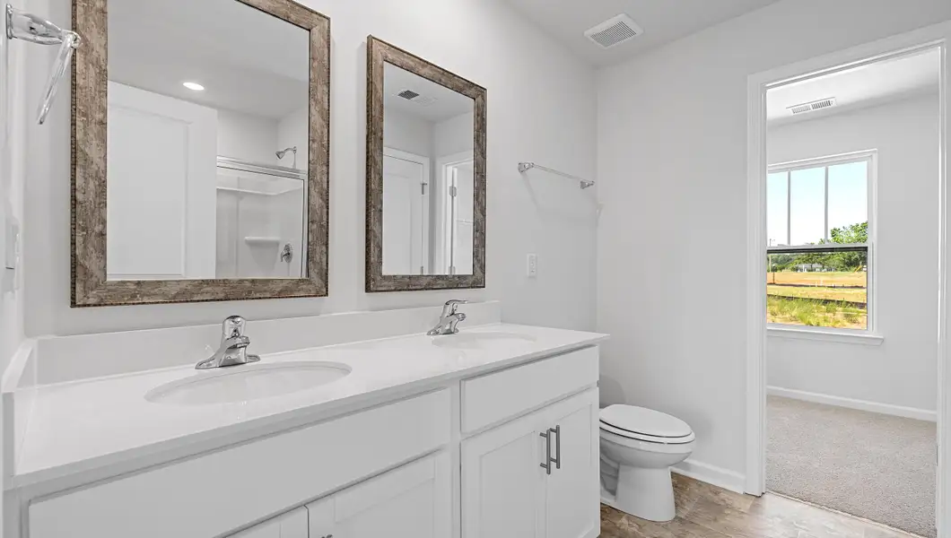 Furnished interior view inside a new home in Tyger Pines, Moore (Image 5).