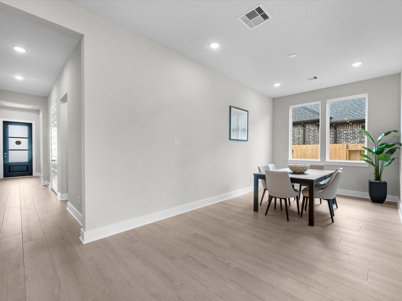 Furnished interior view inside a new home in Oakhill Reserve, Tomball (Image 11).