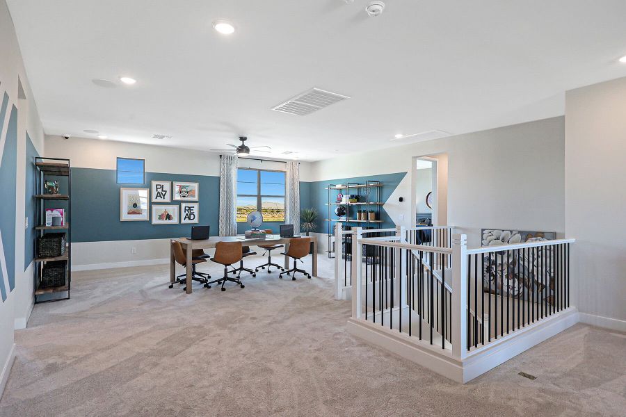 Representative furnished interior of a home built from the Sage by Mattamy Homes in Empire Pointe, Queen Creek (Image 48).
