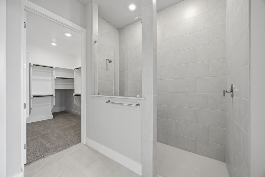 Furnished interior view inside a new home in Elyson, Katy (Image 9).