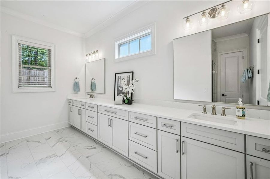 Furnished interior view inside a new home in The Enclave on Lavista, Tucker (Image 17).