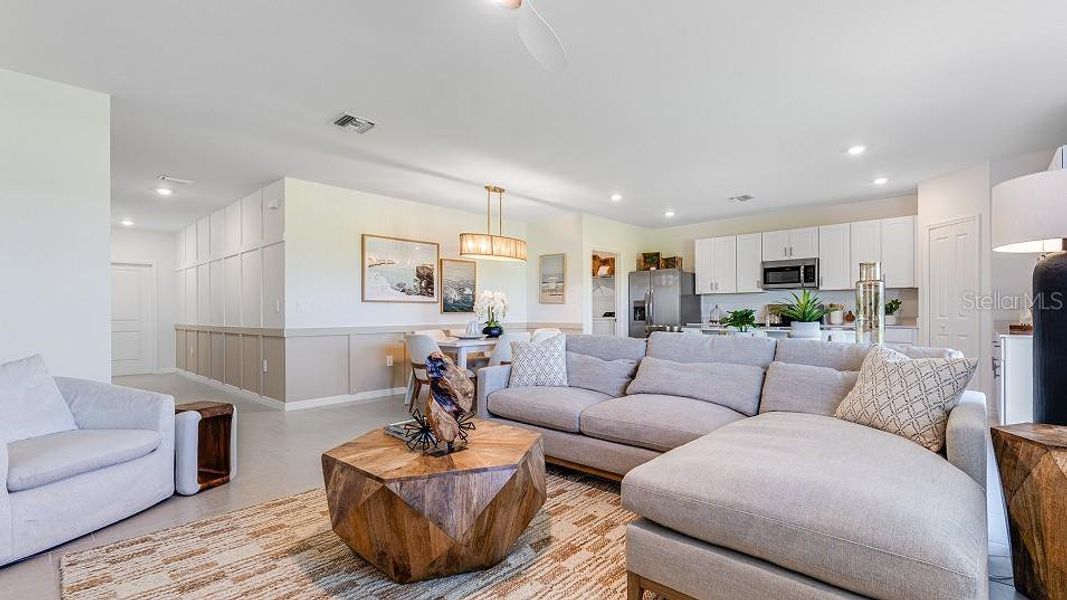 Furnished interior view inside a new home in Rye Ranch: Americana Series, Parrish (Image 6).