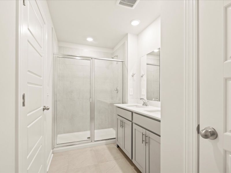 Furnished interior view inside a new home in Avalon Townes, Lyman (Image 5).
