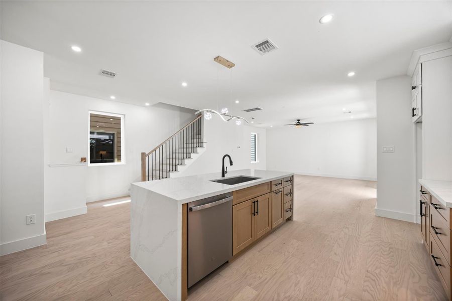 Furnished interior view inside a new home in , Houston (Image 13).