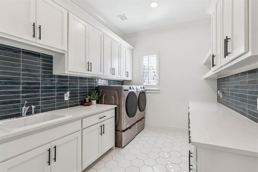 Furnished interior view inside a new home in The Resort on Eagle Mt. Lake, Fort Worth (Image 2). Furnished interior view inside a new home in The Resort on Eagle Mt. Lake, Fort Worth (Image 2).