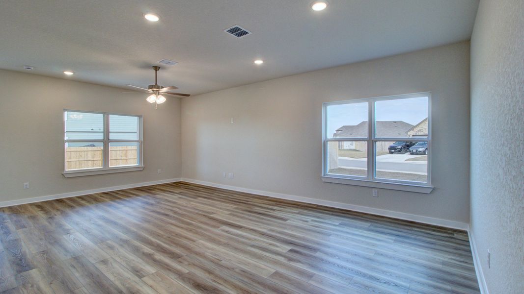 Furnished interior view inside a new home in Cloud Country, New Braunfels (Image 16).