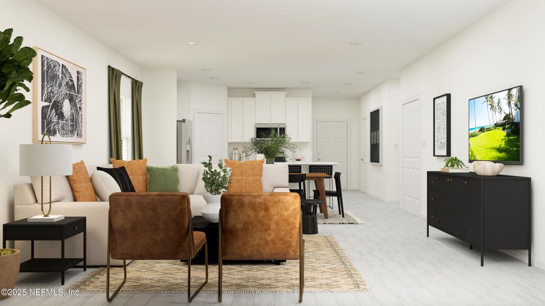 Furnished interior view inside a new home in Saddle Oaks, Jacksonville (Image 6).
