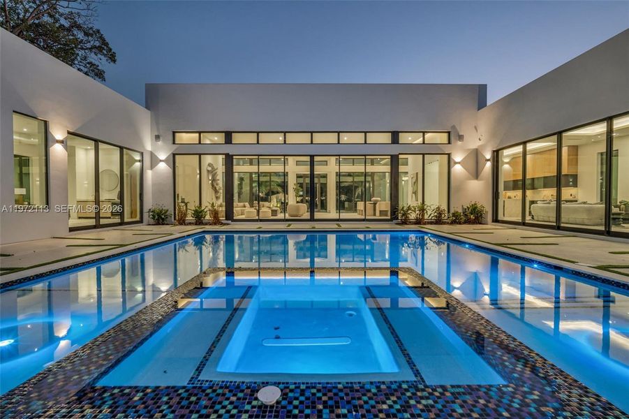 Exterior details and patio area of a home in , Miami (Image 26). Exterior details and patio area of a home in , Miami (Image 26).