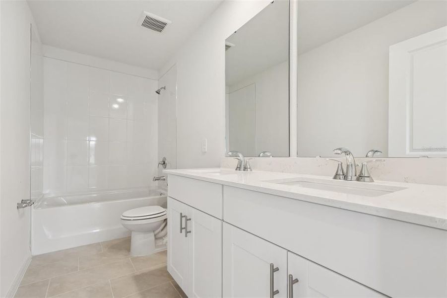 Furnished interior view inside a new home in Crosswinds - Classic Series, Haines City (Image 10).