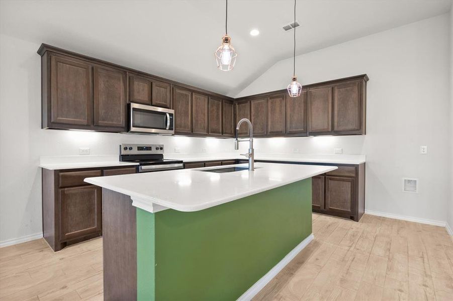 Furnished interior view inside a new home in , Fort Worth (Image 11).