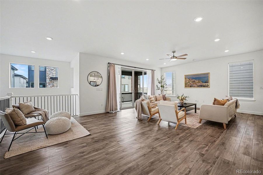 Furnished interior view inside a new home in Red Rocks Ranch, Morrison (Image 20).