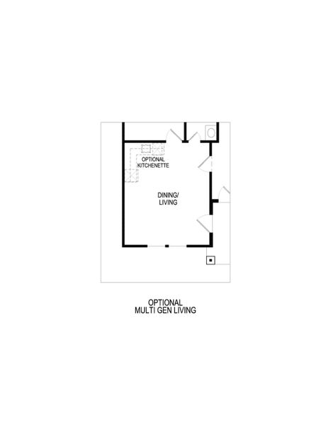2D floor plan layout for the McKinley Select F by First Texas Homes in Las Lomas, Forney, TX (Image 4).