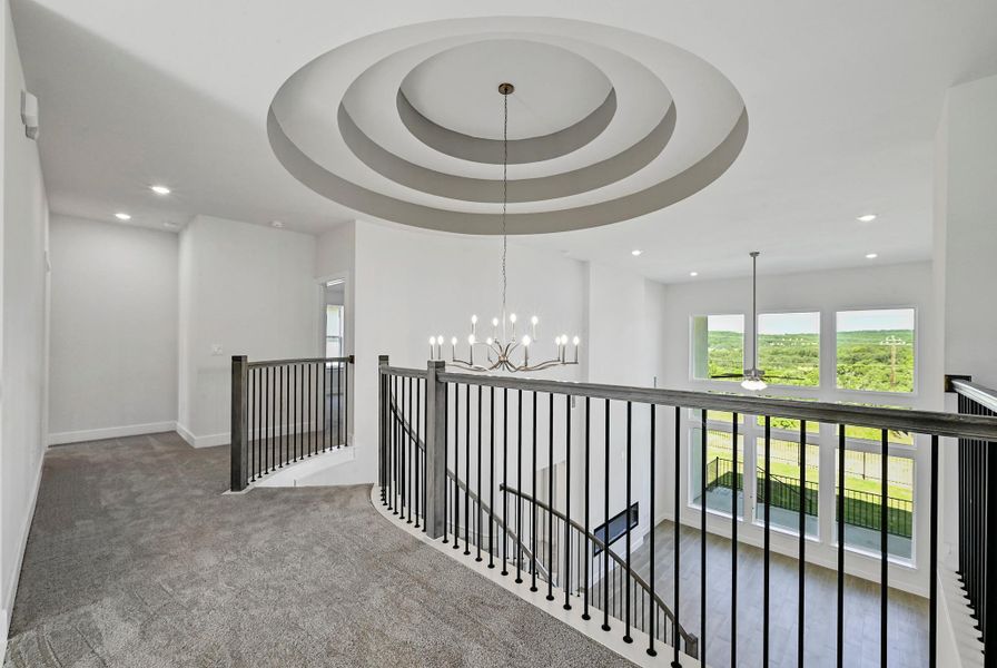 Spacious, unfurnished interior of a new home in Lakeside at Tessera, Lago Vista (Image 23).
