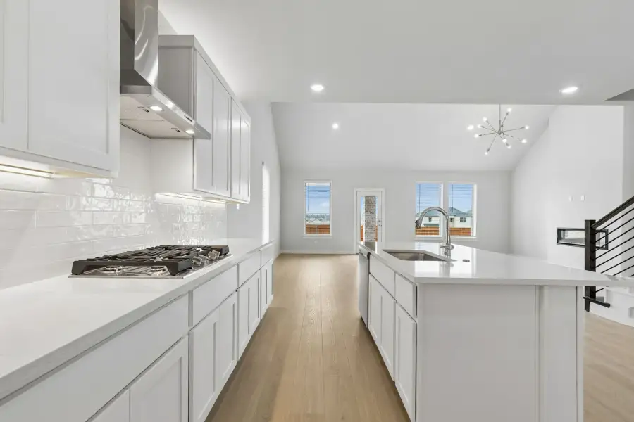 Kitchen in the Winters home plan by Trophy Signature Homes – REPRESENTATIVE PHOTO