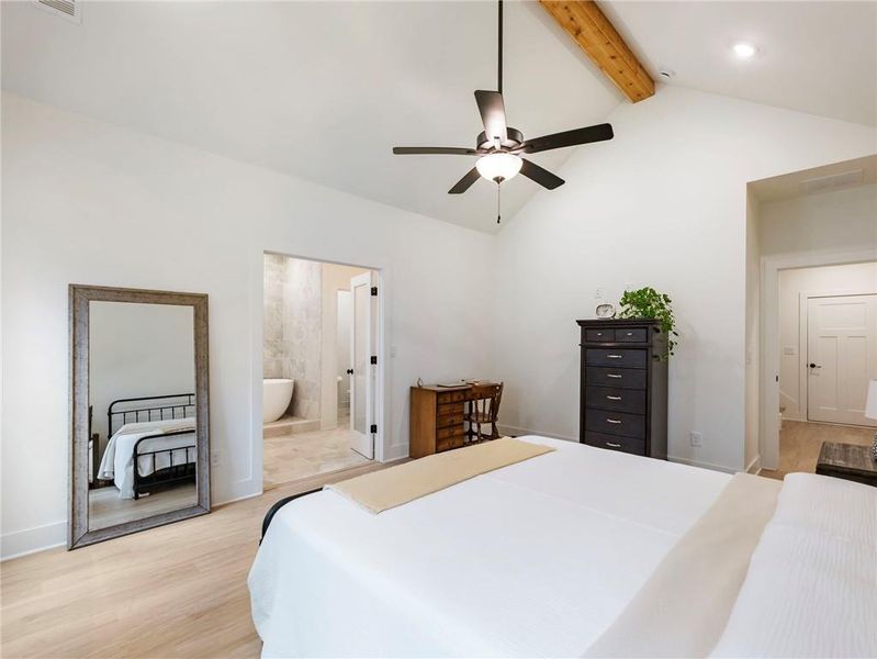 Furnished interior view inside a new home in , Gillsville (Image 48).