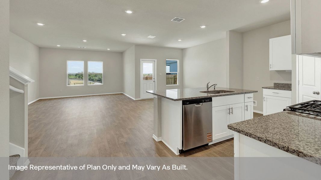 Representative furnished interior of a home built from the The Midland by D.R. Horton in Bollinger, Maxwell (Image 7).