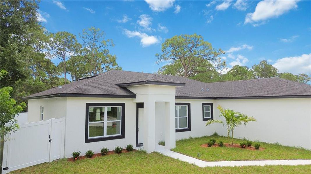 Exterior details and patio area of a home in , Palm Bay (Image 19). Exterior details and patio area of a home in , Palm Bay (Image 19).