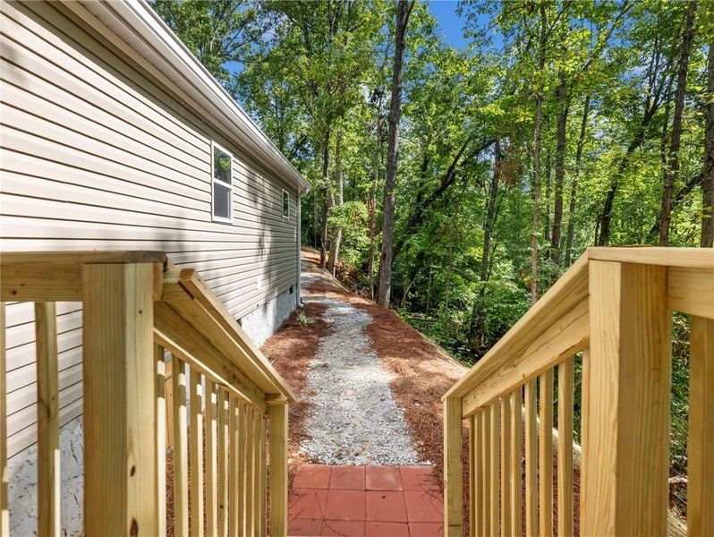 Exterior details and patio area of a home in , Braselton (Image 23). Exterior details and patio area of a home in , Braselton (Image 23).