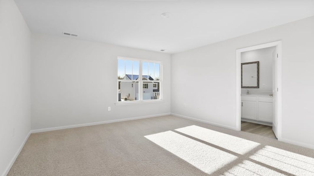 Spacious, unfurnished interior of a new home in Village Grove, Greenville (Image 33).