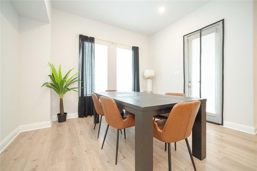 Furnished interior view inside a new home in , Little Elm (Image 25).