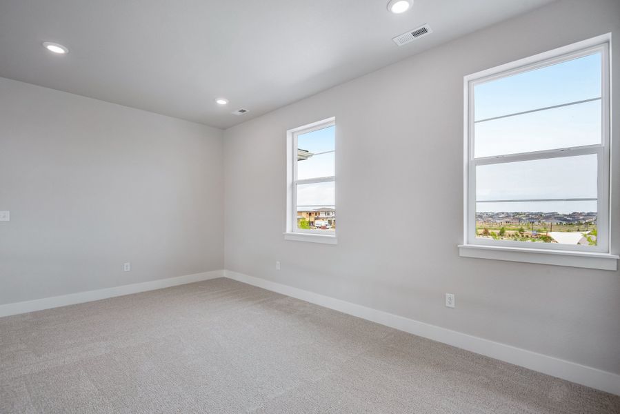 Spacious, unfurnished interior of a new home in The Aurora Highlands, Aurora (Image 42). Spacious, unfurnished interior of a new home in The Aurora Highlands, Aurora (Image 42).