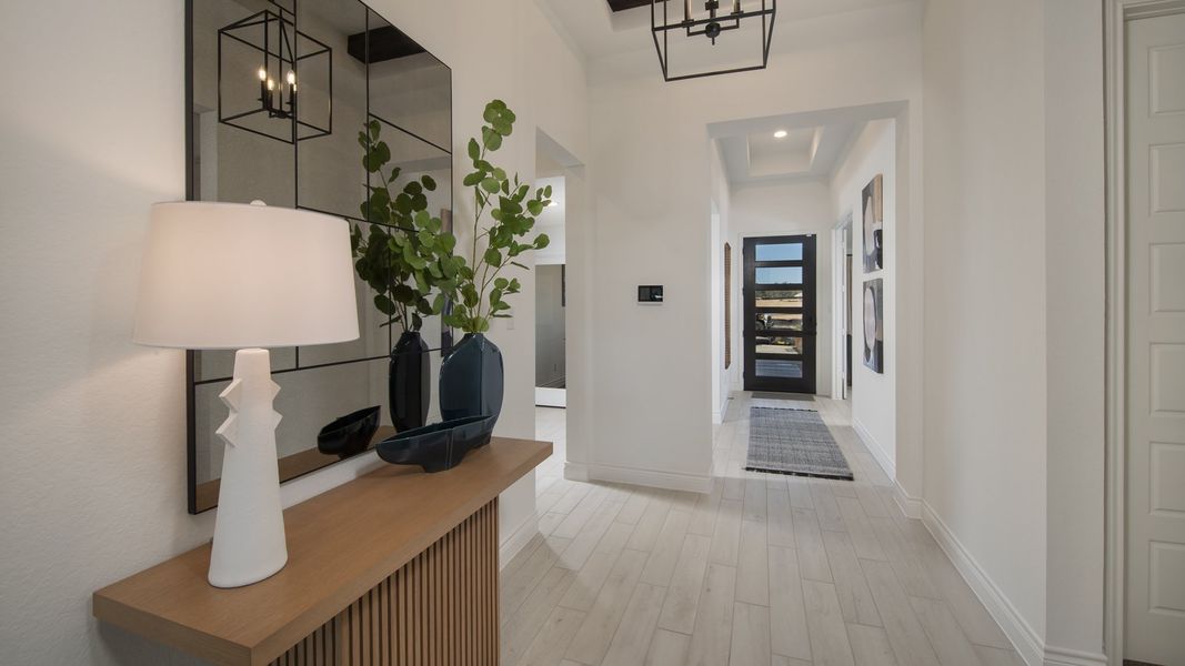 Furnished interior view inside a new home in Juniper Springs, Lockhart (Image 19). Furnished interior view inside a new home in Juniper Springs, Lockhart (Image 19).