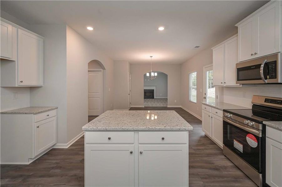 Furnished interior view inside a new home in , Newnan (Image 8). Furnished interior view inside a new home in , Newnan (Image 8).