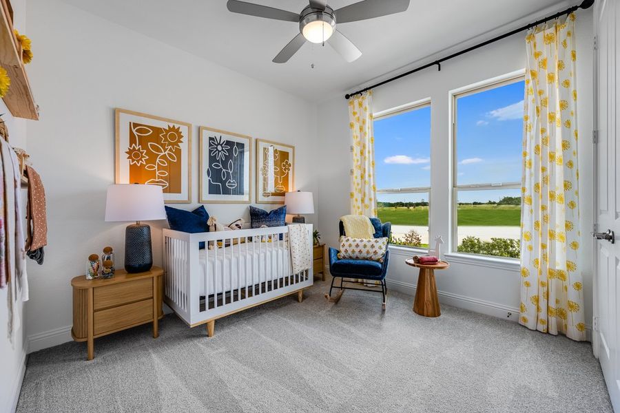 Furnished interior view inside a new home in South Oak, Lakewood Village (Image 22).