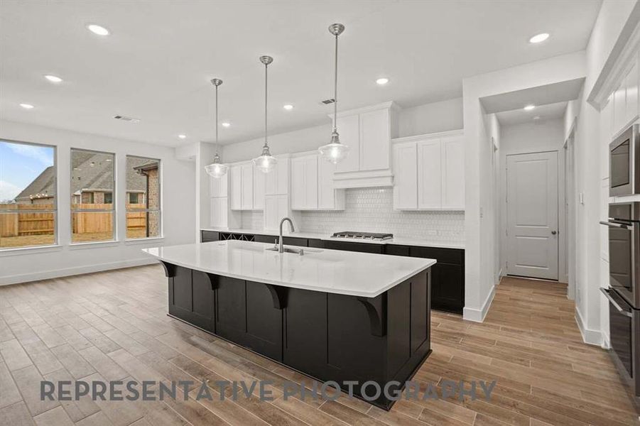 Furnished interior view inside a new home in Furst Ranch, Flower Mound (Image 9). Furnished interior view inside a new home in Furst Ranch, Flower Mound (Image 9).