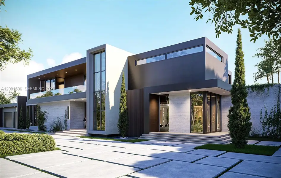 Front exterior of a new home in , Miami Lakes, FL, highlighting curb appeal (Image 6).