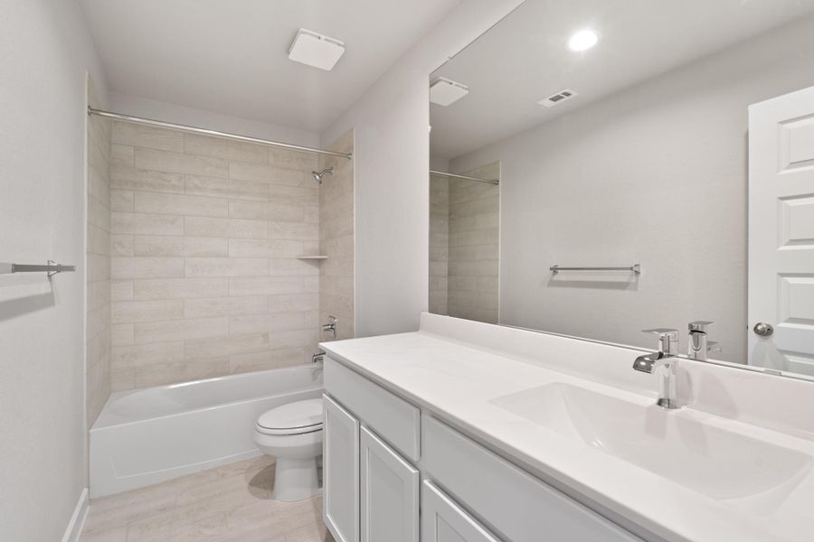 Furnished interior view inside a new home in Morton Creek Ranch, Katy (Image 7). Furnished interior view inside a new home in Morton Creek Ranch, Katy (Image 7).