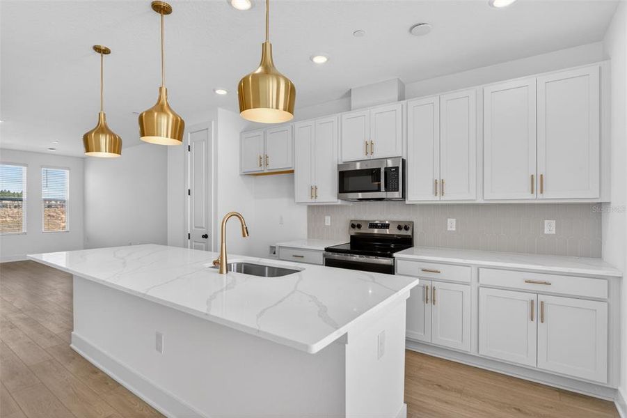 Furnished interior view inside a new home in , Winter Garden (Image 14). Furnished interior view inside a new home in , Winter Garden (Image 14).