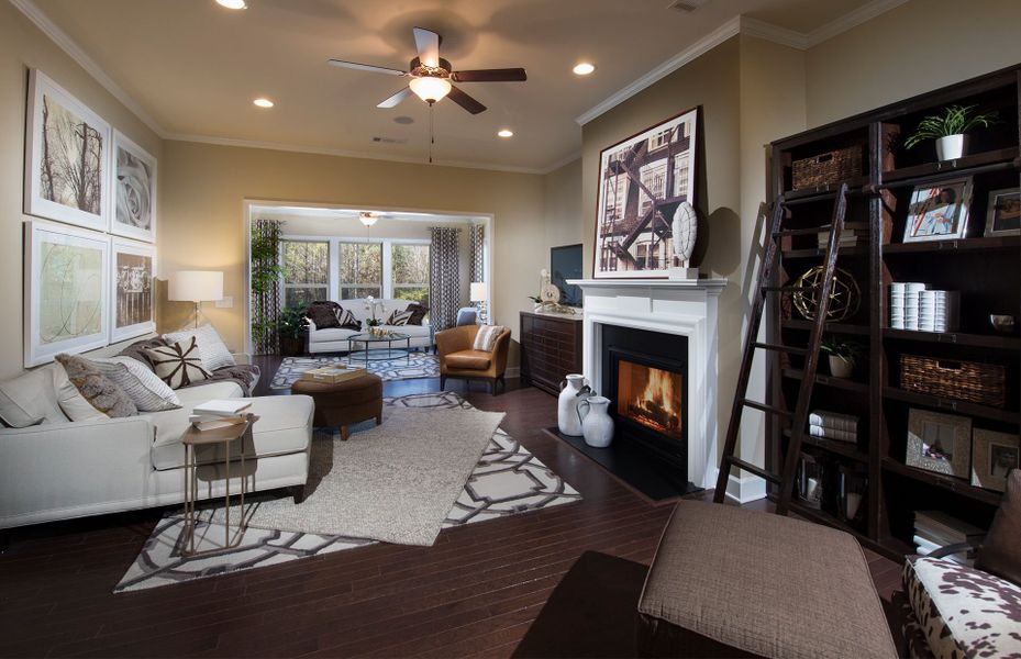 Representative furnished interior of a home built from the Moorpark by Pulte Homes in Devonshire, Mount Juliet (Image 13).