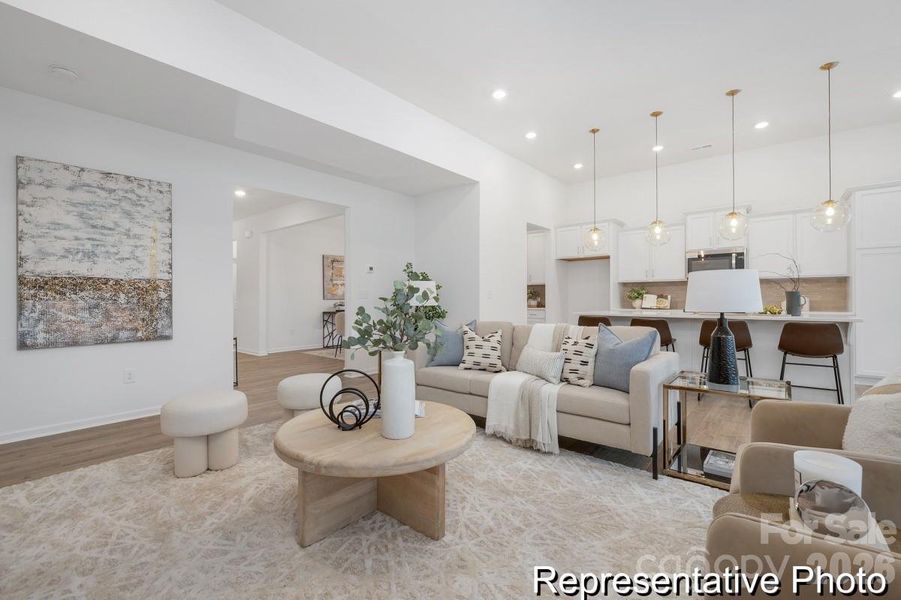 Furnished interior view inside a new home in Tillery Tradition, Mount Gilead (Image 4).