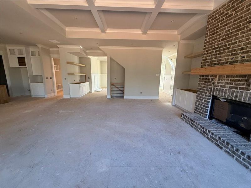 In-progress construction of a new home in , Hoschton, GA (Image 40).