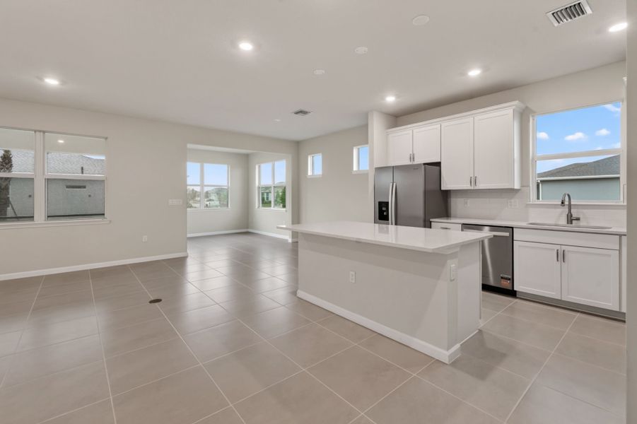 Furnished interior view inside a new home in Del Webb Tradition, Port St. Lucie (Image 7).