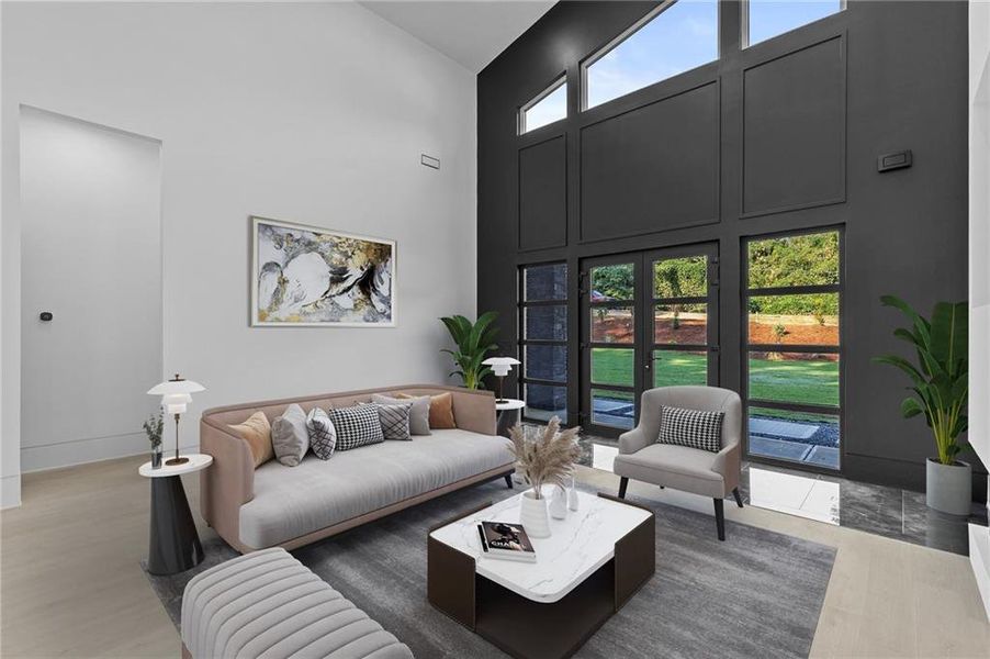 Furnished interior view inside a new home in , Winder (Image 41).