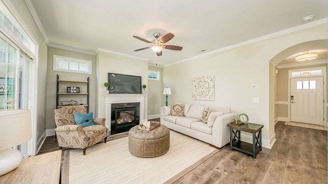 Representative furnished interior of a home built from the Salerno Bungalow by Epcon Communities in The Cottages at 78 North, Sanford (Image 6). Representative furnished interior of a home built from the Salerno Bungalow by Epcon Communities in The Cottages at 78 North, Sanford (Image 6).