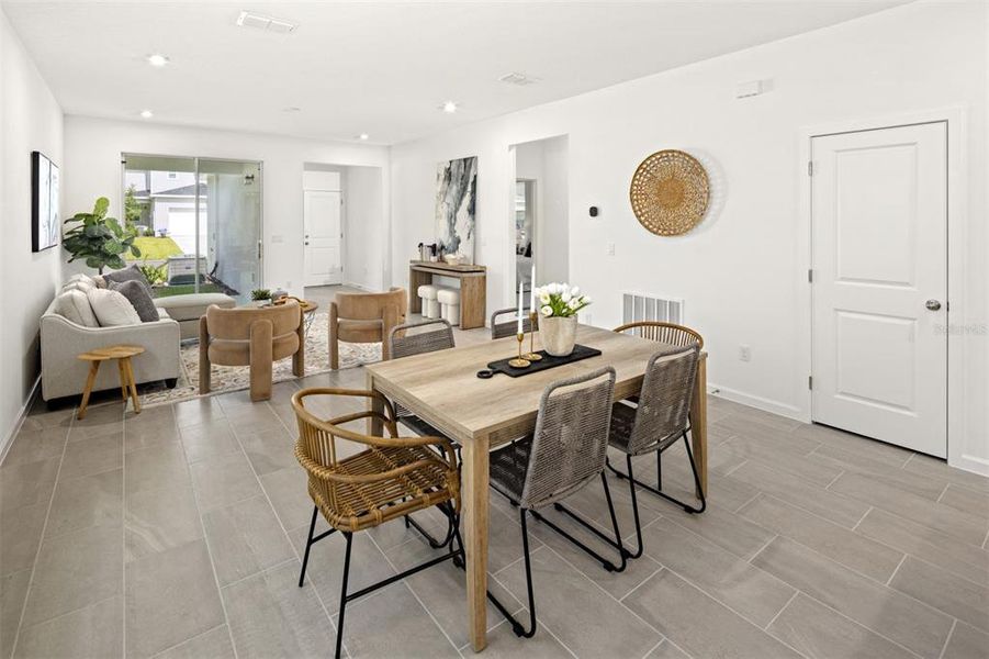 Furnished interior view inside a new home in Rainwood, Groveland (Image 6). Furnished interior view inside a new home in Rainwood, Groveland (Image 6).