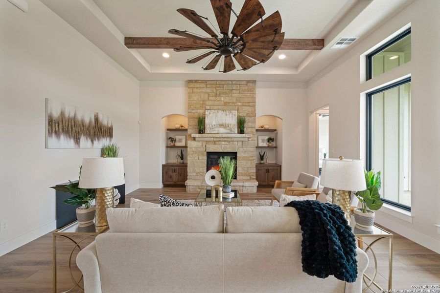 Furnished interior view inside a new home in , Castroville (Image 9). Furnished interior view inside a new home in , Castroville (Image 9).