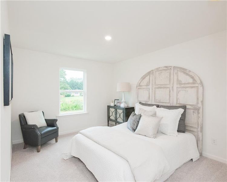 Furnished interior view inside a new home in Old Salem Crossing, Conyers (Image 7).