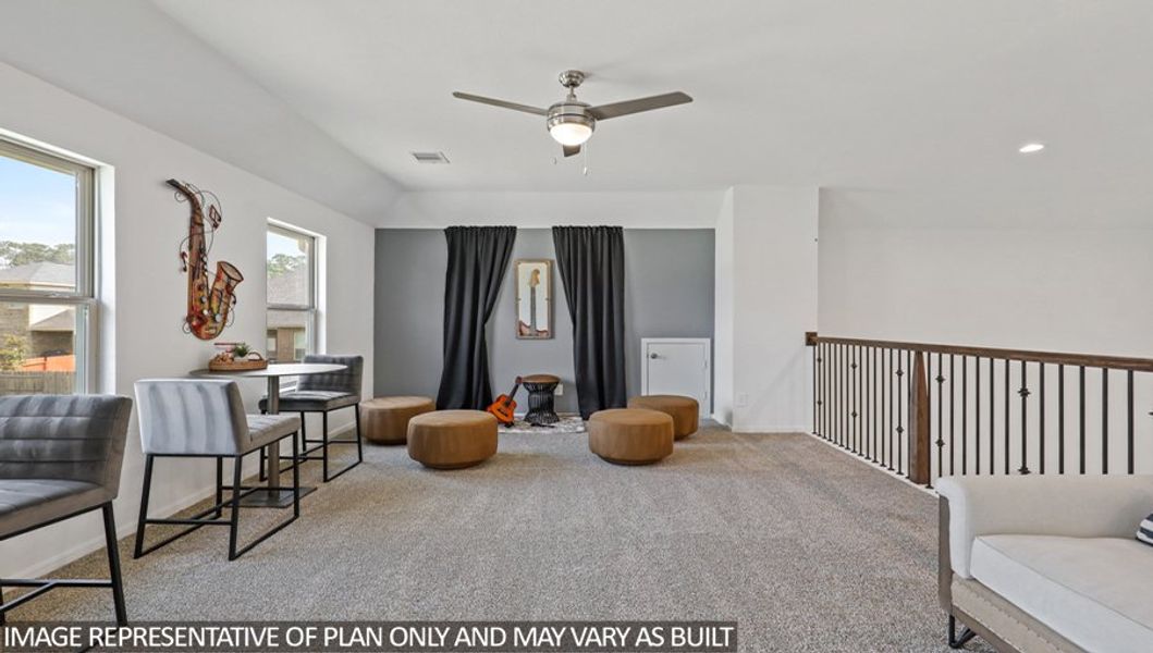 Furnished interior view inside a new home in Mill Creek Estates, Magnolia (Image 34).