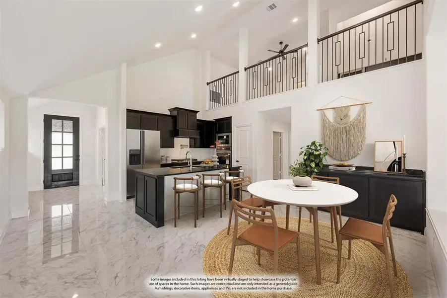 Furnished interior view inside a new home in Hampton Park, Glenn Heights (Image 8). Furnished interior view inside a new home in Hampton Park, Glenn Heights (Image 8).