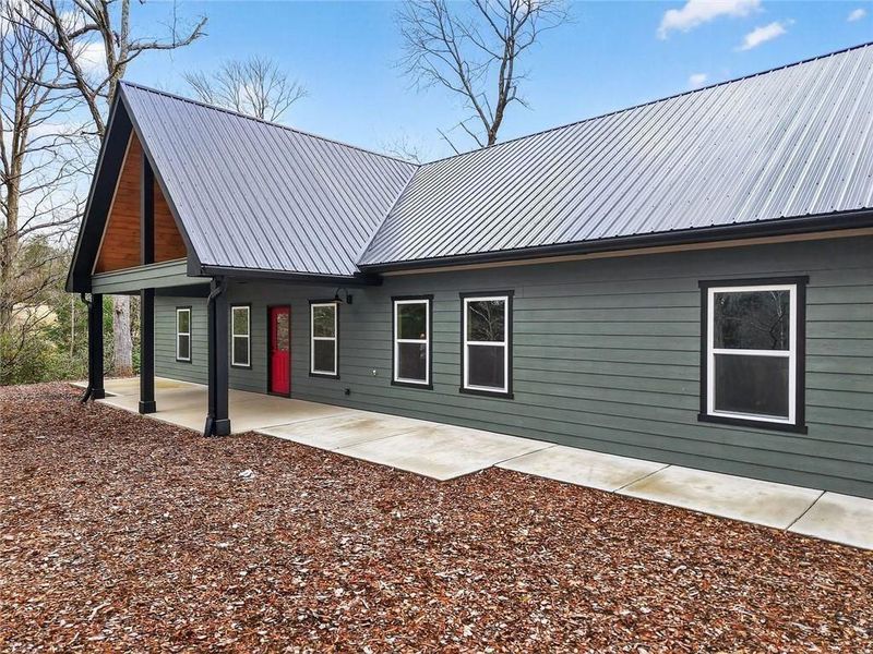 Exterior details and patio area of a home in , Ellijay (Image 32). Exterior details and patio area of a home in , Ellijay (Image 32).